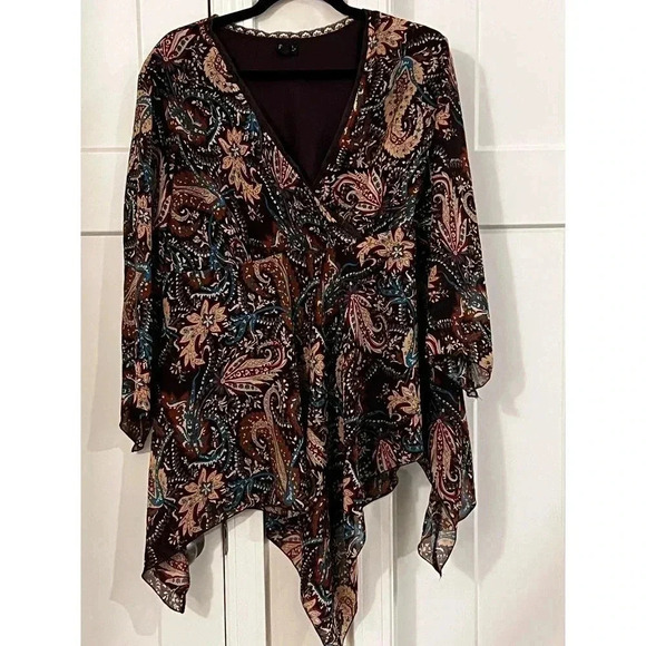 Essentials by Milano xl paisly tunic - Picture 1 of 8